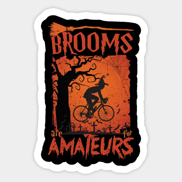 Vintage Bicycle Cycling Halloween Cyclist Costume Sticker by mrsmitful01